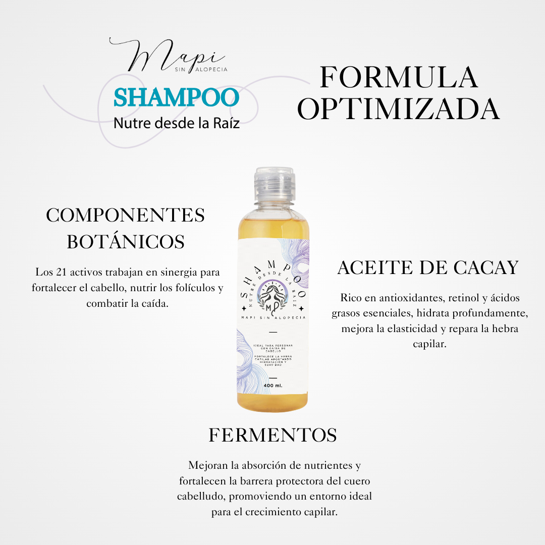 Shampoo Pro Cabello MapisinAlopecia ® 400 mL