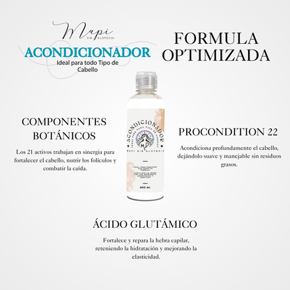 Acondicionador Pro Cabello MapisinAlopecia® 400mL